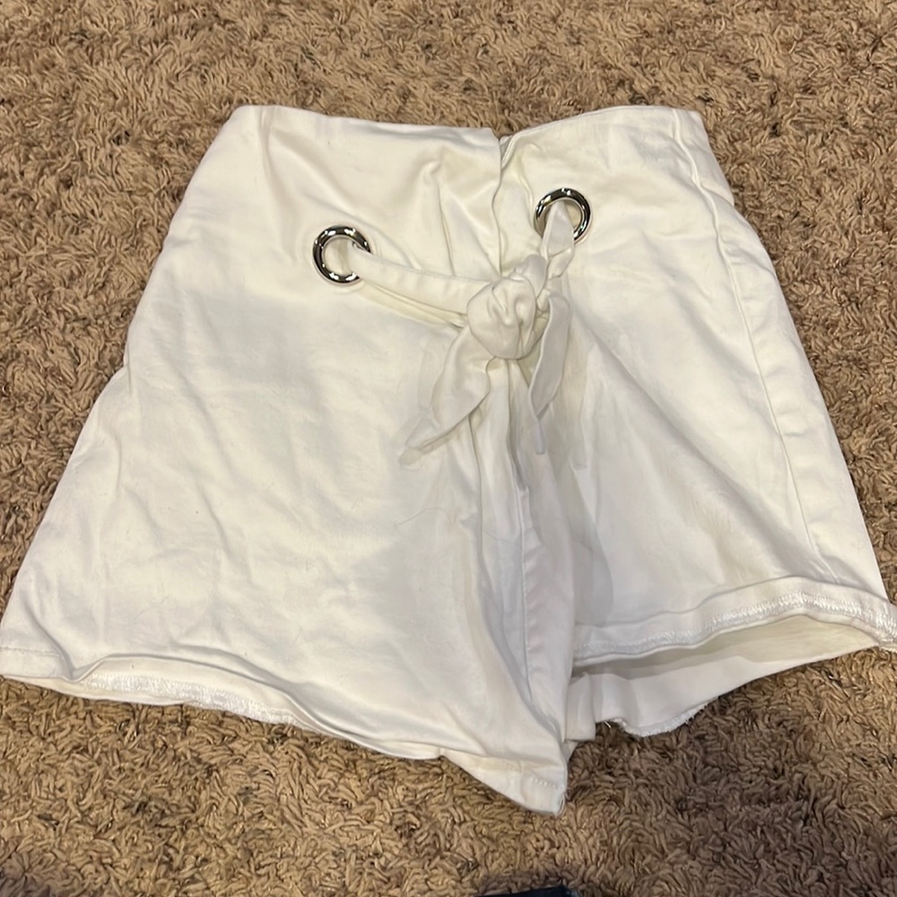 White Skort